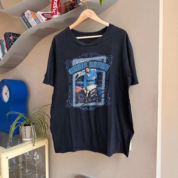 Vintage Y2K Chris Brown Rap Tee - Picture 1 of 8